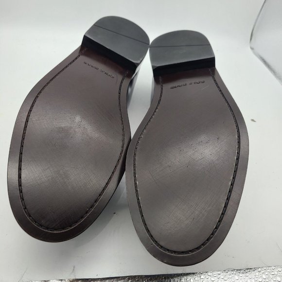 Cole Haan Men loafers Pinch Tassel Dress Shoes Mahogany Brown Leather 13 D new main image 5